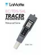 Предварительный просмотр 1 страницы LaMotte POCKETESTER EC/TDS/SAL TRACER Manual