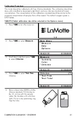 Предварительный просмотр 61 страницы LaMotte TC-3000 Manual