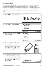 Предварительный просмотр 71 страницы LaMotte TC-3000 Manual