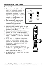 Предварительный просмотр 11 страницы LaMotte Tracer pH/TDS/Salt/TempPockeTester Instructions Manual