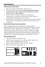 Предварительный просмотр 19 страницы LaMotte Tracer pH/TDS/Salt/TempPockeTester Instructions Manual