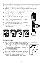 Предварительный просмотр 10 страницы LaMotte TRACER POCKETESTER TDS/SALT/TEMP Instructions Manual