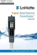 LaMotte Tracer Total Chlorine PockeTester 1740 Manual предпросмотр