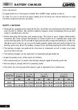 Preview for 8 page of Lampa TURBO 4 Instruction Manual