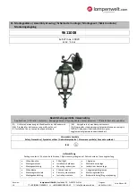 Предварительный просмотр 1 страницы Lampenwelt 9611008 Assembly Drawing