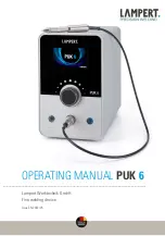 Lampert PUK 6 Operating Manual preview