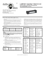 Lamphus SolarBlast SBLS14 Instruction Manual предпросмотр