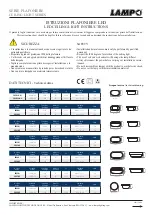 Предварительный просмотр 1 страницы Lampo E090SGBI Instructions