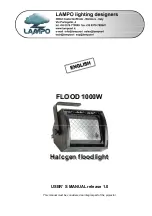 Lampo FLOOD 1000W User Manual preview