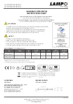 Предварительный просмотр 1 страницы Lampo LED300IP20RGBW24 Instruction Sheet