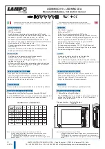 Preview for 1 page of Lampo LSDIMMCC010 Installation Manual