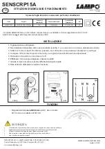 Предварительный просмотр 1 страницы Lampo SENSCRP15A Quick Manual