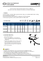 Предварительный просмотр 2 страницы Lampo SPF1LED/BN Manual