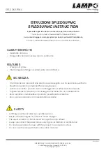 Preview for 1 page of Lampo SPLEDSUPMC Instruction Manual