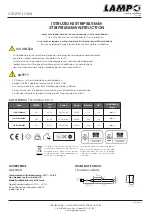 Preview for 1 page of Lampo STRISIL5MMBC Instructions