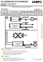 Preview for 4 page of Lampo SYUGR20W Instructions