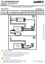 Preview for 3 page of Lampo SYUGR28W Instructions