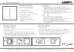 Preview for 1 page of Lampo WALLDIMTOUCH Quick Start Manual