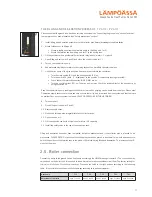 Preview for 9 page of Lampoassa P 10-15 User Manual