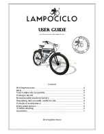 Lampociclo E bike User Manual preview