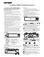 Lamptron CW611 Instruction Manual preview