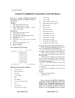 Lamptron Flexlight Multi Programmable Instruction Manual предпросмотр