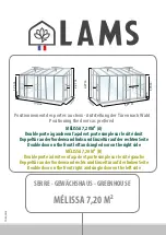 LAMS MELISSA 7,20 M2 Assembly Instructions Manual preview