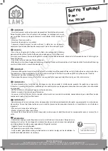 LAMS Serre Tunnel 9m2 Assembly Instructions preview