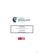 Предварительный просмотр 32 страницы Lamy Rheology FIRST PLUS LR User Manual