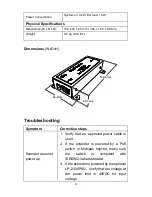 Предварительный просмотр 8 страницы LAN Power LP-2340 Installation Manual