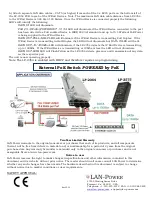 Предварительный просмотр 3 страницы LAN Power LP-2354 Installation Manual