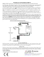 Предварительный просмотр 2 страницы LAN Power LP-4812 Installation Manual