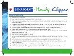 Preview for 24 page of Lanaform Handy Clipper Manual