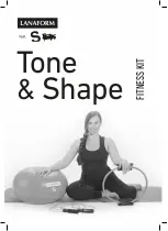 Предварительный просмотр 1 страницы Lanaform Tone & Shape Manual