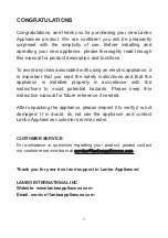 Preview for 2 page of LANBO LAC8000G User Manual