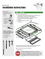 Lancaster Handcraft murphy Installation Instructions Manual preview