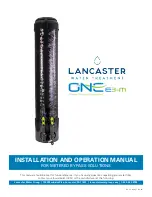 Preview for 1 page of Lancaster Water Treatment 7-CTFS-NSF Installation And Operation Manual