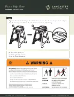 Preview for 3 page of Lancaster 164HIGHCBK Assembly Instructions