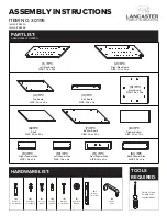 Lancaster 30195 Assembly Instruction предпросмотр