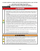 Preview for 2 page of Lancaster Clear-Flo Haloshield 7-LWT-UV410-009 Installation, Operating And Service Manual