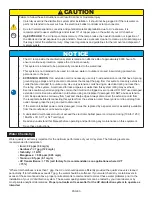 Preview for 3 page of Lancaster Clear-Flo Haloshield 7-LWT-UV410-009 Installation, Operating And Service Manual