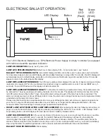 Preview for 15 page of Lancaster Clear-Flo Haloshield 7-LWT-UV410-009 Installation, Operating And Service Manual