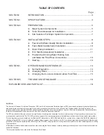 Preview for 2 page of Lancaster LRO-35 Installation, Operation And Service Manual