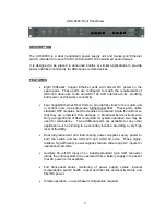 Preview for 3 page of Lance Design ADX-8000 Installation And Operation Manual