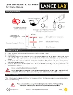 Preview for 2 page of Lance Lab TC 1 Standard Quick Start Manual