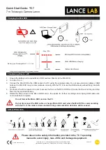 Preview for 2 page of Lance Lab TC 7 Quick Start Manual