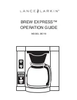 Lance-Larkin BREW EXPRESS BE112 Operation Manual предпросмотр