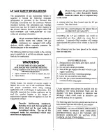 Preview for 9 page of Lance 1999 Lite Camper Owner'S Manual