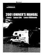 Lance 2001 model Owner'S Manual предпросмотр