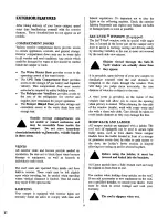 Preview for 22 page of Lance 2001 model Owner'S Manual